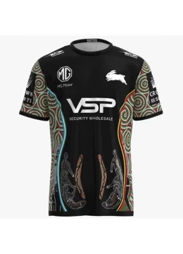 2023 South Sydney Rabbitohs Rugby Mens Indigenous Training Tee