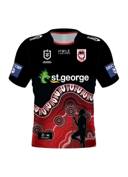 2023 St George Illawarra Dragons Rugby Mens Indigenous Jersey