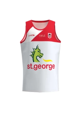 2023 St George Illawarra Dragons Rugby Mens Training Singlet