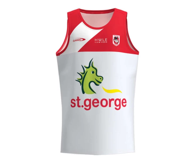 2023 St George Illawarra Dragons Rugby Mens Training Singlet