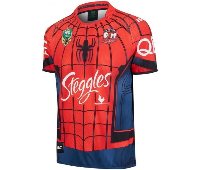 Sydney Roosters 2017 Men's Spider-Man Marvel Jersey