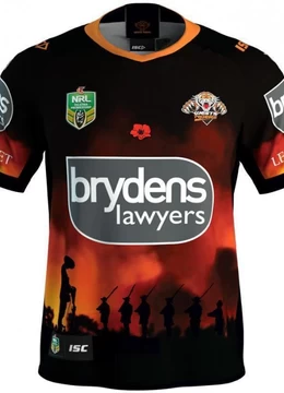 Wests Tigers 2018 Men's ANZAC Jersey