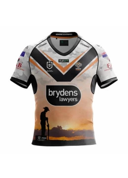 2023 Wests Tigers Rugby Mens ANZAC Jersey