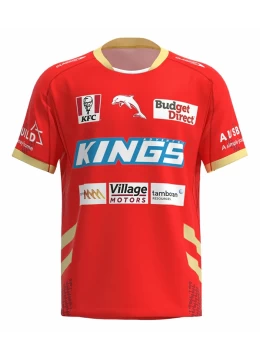 2023 Dolphins Rugby Men's Red Training Jersey